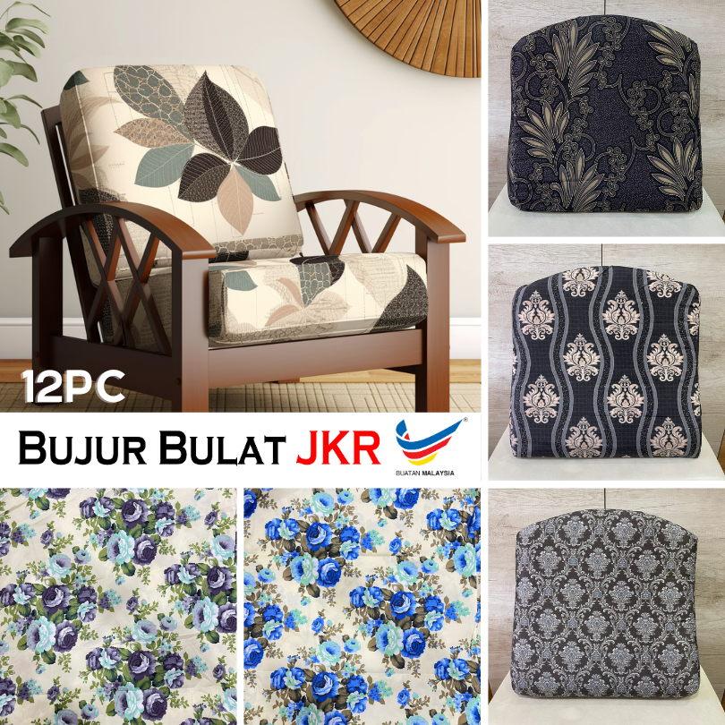 Sarung Kusyen Bujur Bulat (JKR Size) 12 Pc Double Zip Type - A002 - Image 2
