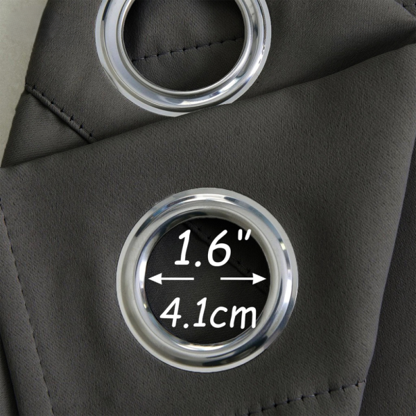 Curtain Ring Type Ivoris Semi-Blackout Solid Colors - Navy Blue