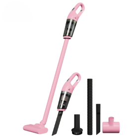 HAN RIVER 5 In 1 Cordless Vacuum Cleaner Strong Suction Pressure 25000Pa HRXCQ03WT - Pink