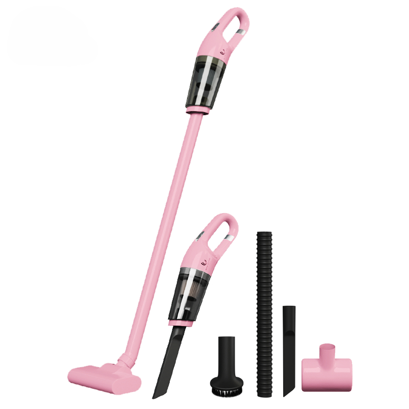 HAN RIVER 5 In 1 Cordless Vacuum Cleaner Strong Suction Pressure 25000Pa HRXCQ03WT - Pink - Image 1