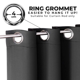 90% Blackout Curtain Hook Ring - Rose Gold - Image 4