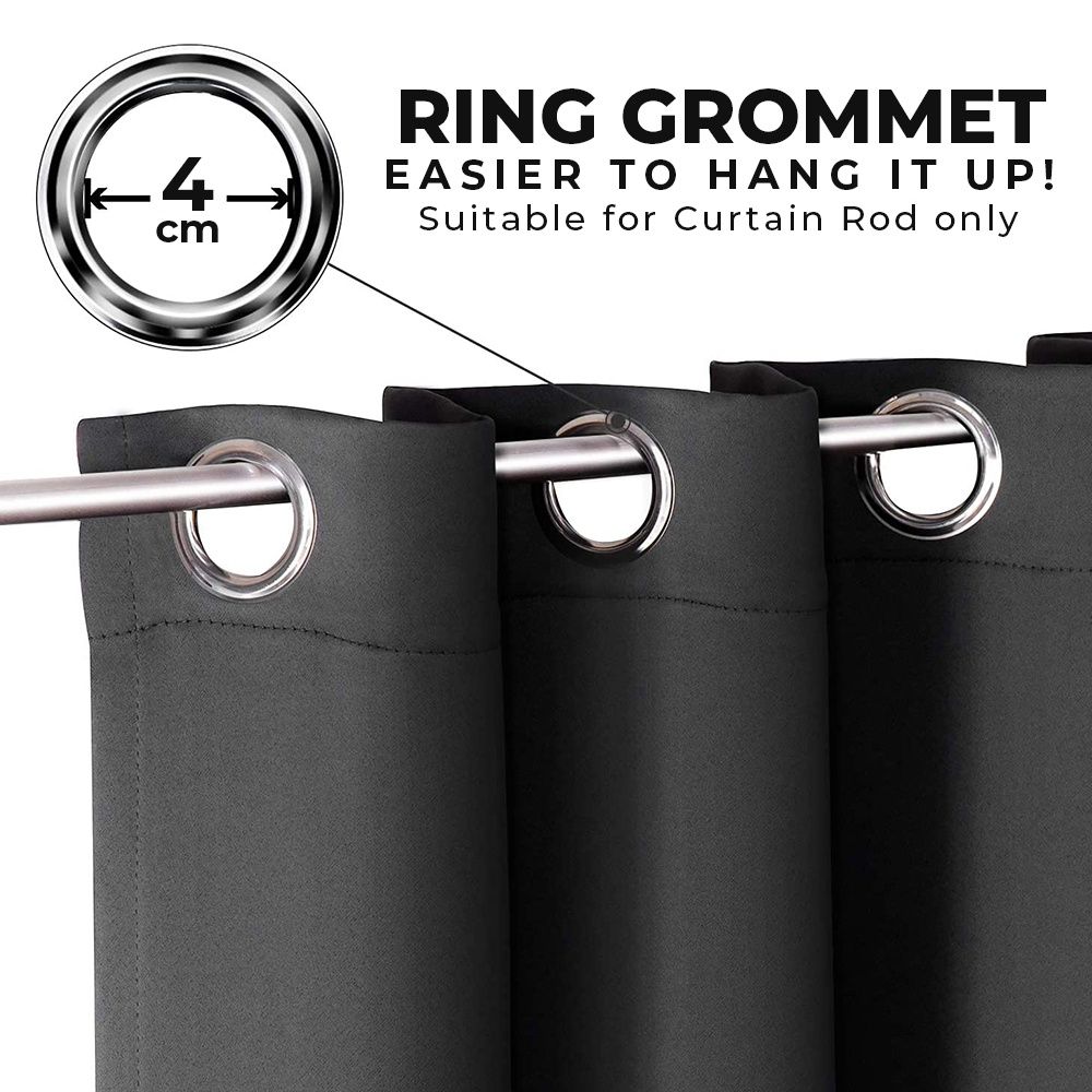 90% Blackout Curtain Hook Ring - Rose Gold - Image 4