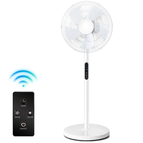 Panasonic Stand Fan Kipas Berdiri 5 Blades Silent Fan 16 Inch 3 Speed Control Home Office Smart Floor Fan