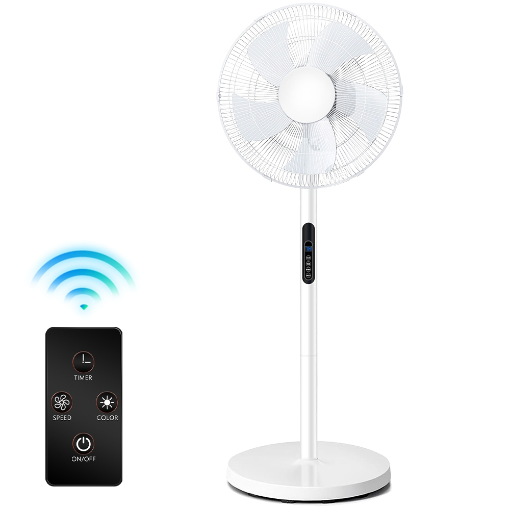 Panasonic Stand Fan Kipas Berdiri 5 Blades Silent Fan 16 Inch 3 Speed Control Home Office Smart Floor Fan - Image 1