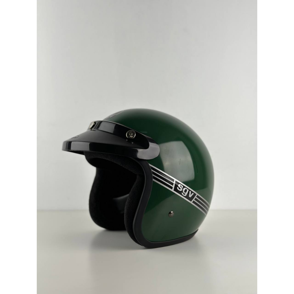 New Helmet 2023 Open Face SGV88 - Grey - Image 8