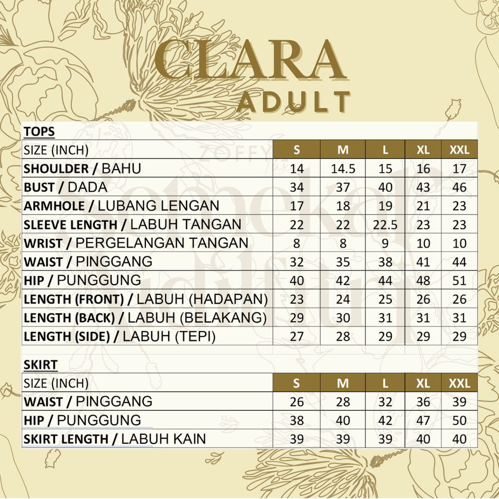 Clara Lace Baju Kurung - Ash Blue - Image 6