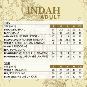 Indah Doll Tulle Lace Baju Kurung - Gold Champagne - Image 6