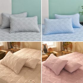 Protector Premium Micro Fibre Pillowcase Design A - Dark Blue - Image 2