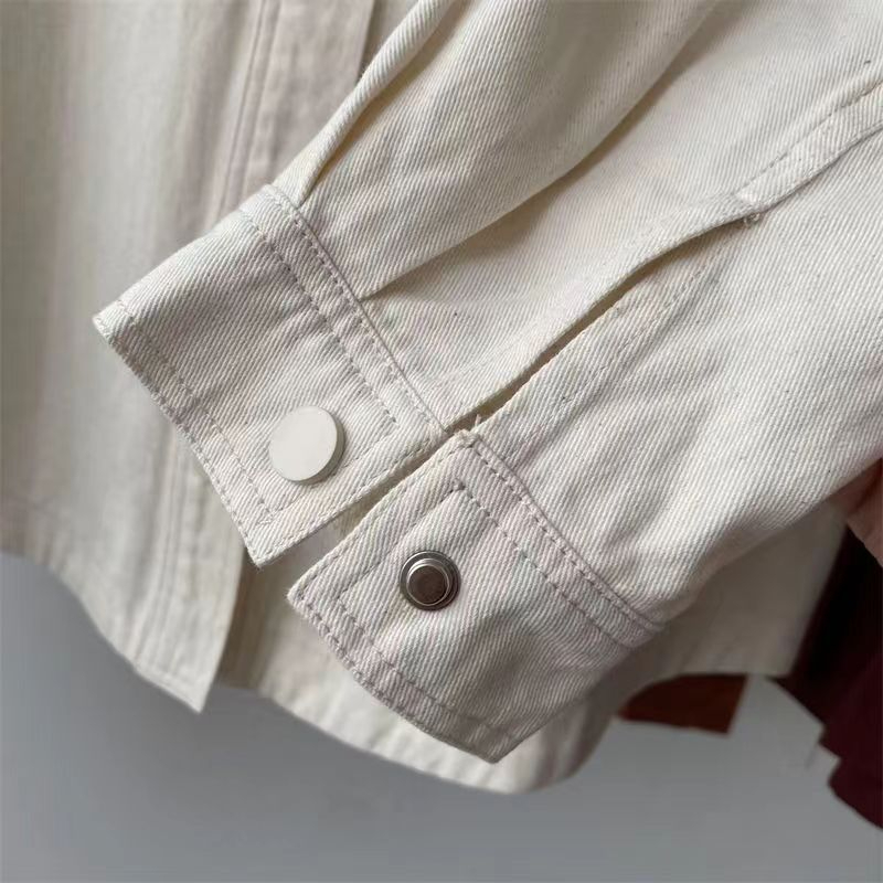 Thick Shirt Women Shirt Simple Casual Blouse Korean Style Slimming - Orange - Image 3