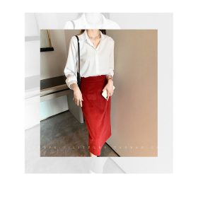 Women's Chiffon Shirt Women's Fashion Design Sense Niche Top Loose Bandage - Blue - Image 3