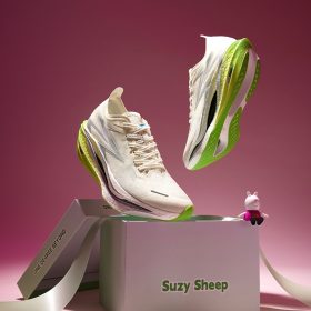 361 Degrees Flame 4.0 Men Women Running Shoes Professional Marathon - Suzy the Sheep (6.6) - Image 2