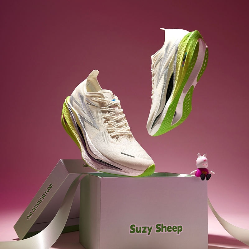 361 Degrees Flame 4.0 Men Women Running Shoes Professional Marathon - Suzy the Sheep (6.6) - Image 2