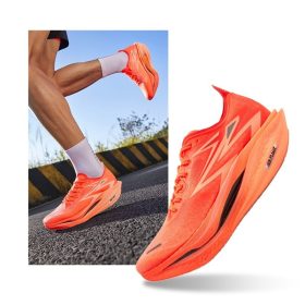 361 Degrees Flame 4.0 Men Women Running Shoes Professional Marathon - Triple Red