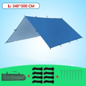Camping Tent 3/4 Person Outdoor Tent Fast Pop Up Automatic Tent camping equipment - Flysheet Blue