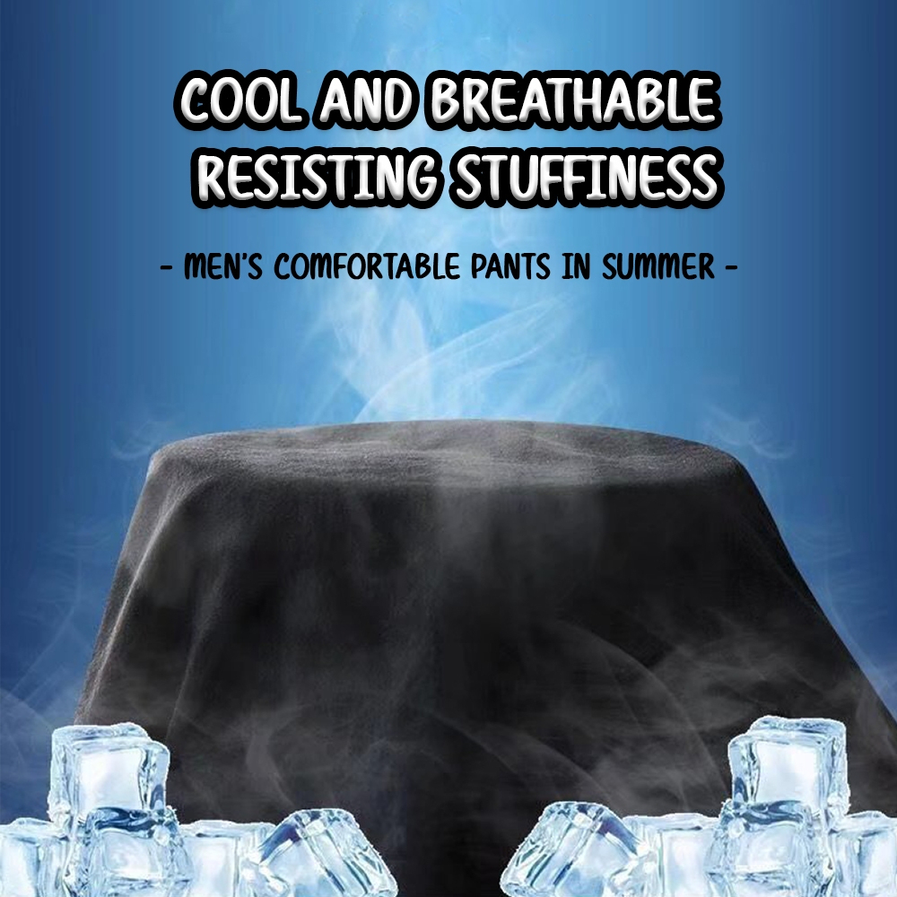 Men Long Pants Sport Pants Trousers - Dark Blue (with Zip) - Image 8