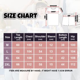 Women's Cute Short Sleeve Sleepwear Pajamas Set - 09 - Image 8