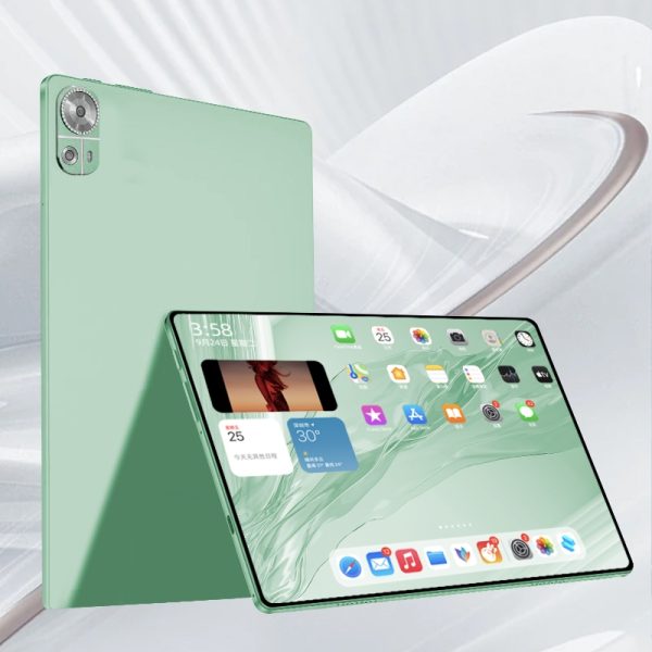 Tablet Galaxy Tab M9pro Slim Eye Protection Screen Tablet PC 10.8 Inch 16GB+1024GB Smart Android Tablet Mugla Support SIM Card Learning - Green