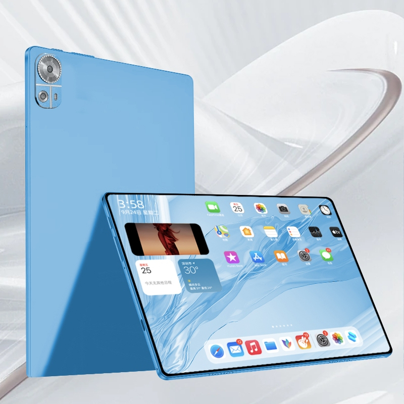 Tablet Galaxy Tab M9pro Slim Eye Protection Screen Tablet PC 10.8 Inch 16GB+1024GB Smart Android Tablet Mugla Support SIM Card Learning - Blue - Image 1