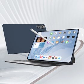 Tablet Galaxy Tab M9pro Slim Eye Protection Screen Tablet PC 10.8 Inch 16GB+1024GB Smart Android Tablet Mugla Support SIM Card Learning - Dark Blue + Keyboard