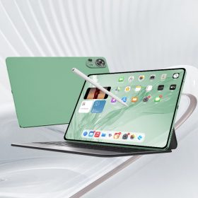 Tablet Galaxy Tab M9pro Slim Eye Protection Screen Tablet PC 10.8 Inch 16GB+1024GB Smart Android Tablet Mugla Support SIM Card Learning - Green+ Keyboard