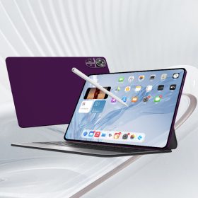 Tablet Galaxy Tab M9pro Slim Eye Protection Screen Tablet PC 10.8 Inch 16GB+1024GB Smart Android Tablet Mugla Support SIM Card Learning - Deep Purple + Keyboard