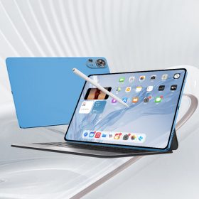 Tablet Galaxy Tab M9pro Slim Eye Protection Screen Tablet PC 10.8 Inch 16GB+1024GB Smart Android Tablet Mugla Support SIM Card Learning - Blue + Keyboard