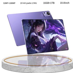 Tablet Galaxy Tab M9pro Slim Eye Protection Screen Tablet PC 10.8 Inch 16GB+1024GB Smart Android Tablet Mugla Support SIM Card Learning - Deep Purple - Image 17