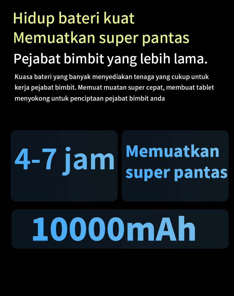 Tablet Galaxy Tab M9pro Slim Eye Protection Screen Tablet PC 10.8 Inch 16GB+1024GB Smart Android Tablet Mugla Support SIM Card Learning - Deep Purple - Image 7