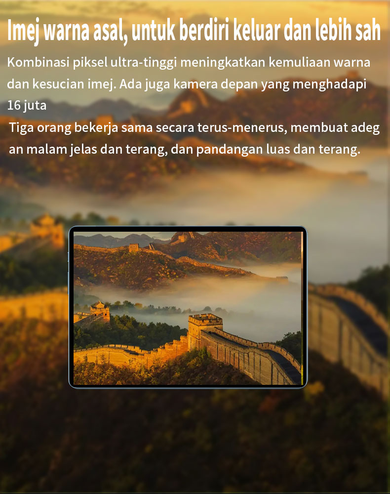 Tablet Galaxy Tab M9pro Slim Eye Protection Screen Tablet PC 10.8 Inch 16GB+1024GB Smart Android Tablet Mugla Support SIM Card Learning - Deep Purple - Image 13