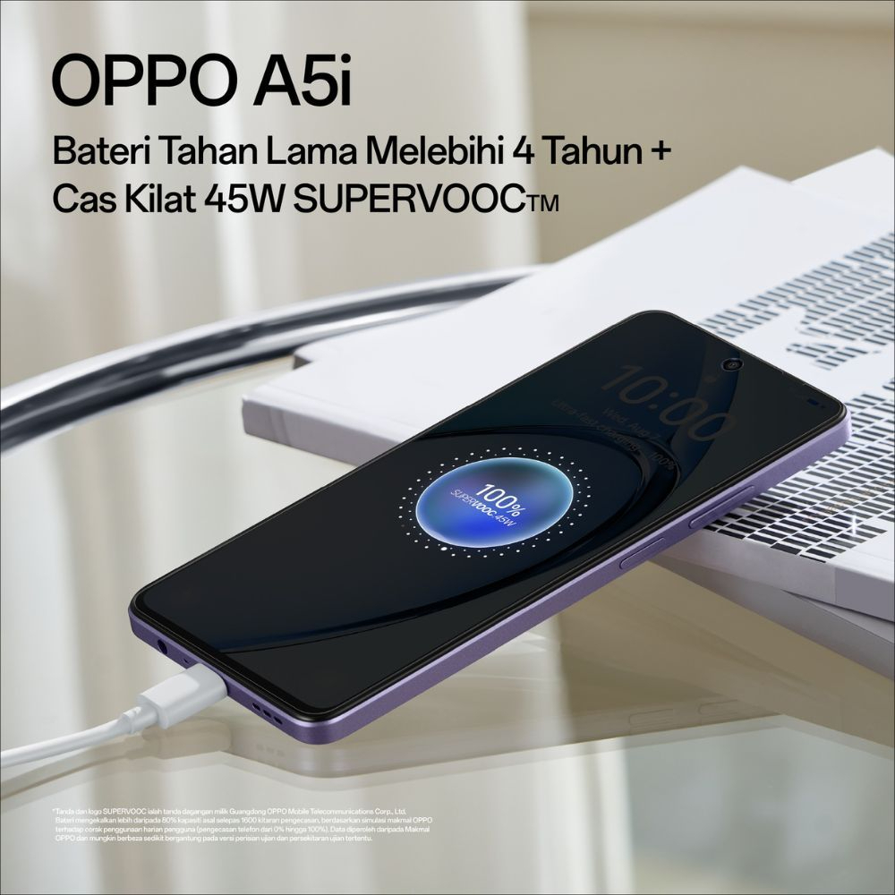 OPPO A5i Smartphone (4GB RAM + 128GB ROM)(6GB RAM + 128GB ROM) - Starry Purple - Image 5