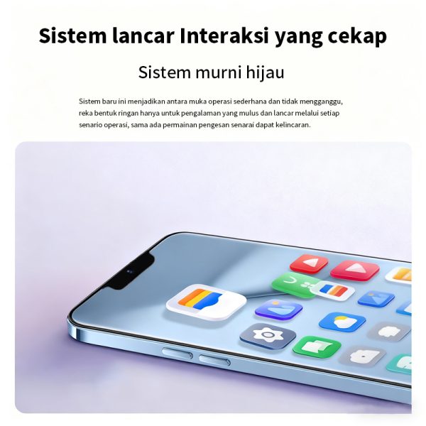 P90 6.8 Inch 5G Android Gaming Phone Support Inserted Dual SIM 12GB 512GB Battery 6800mAh - Blue