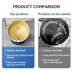 MEEVIDA 250ML Electric Grinder 304 Stainless Steel Large Capacity Coffee Bean Grinder Powder Grinding Machine - Black - Image 10