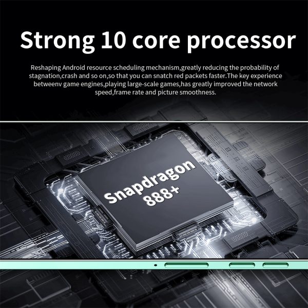 6.8 inch s23 smartphone 16gb+1TB with dual sim card phone - Black