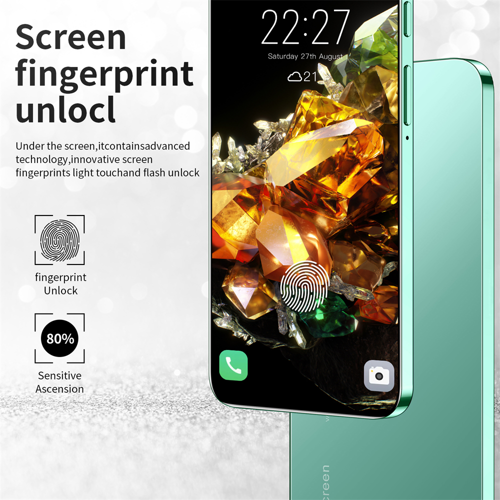 6.8 inch s23 smartphone 16gb+1TB with dual sim card phone - Black - Image 5