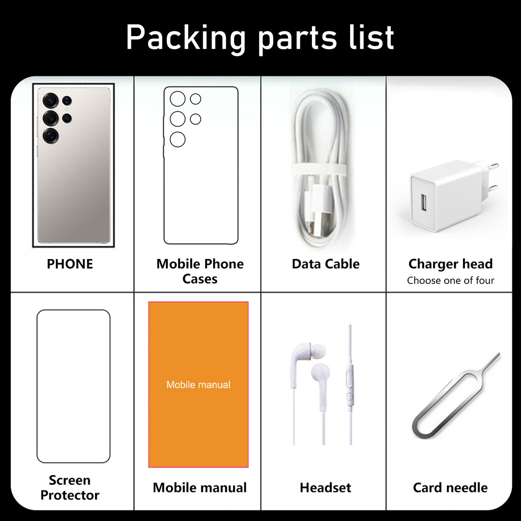 5G Full Netcom Smartphone S25 Ultra (With Built-in Pen) 7.3 Inch Big Screen Large Memory 16GB+1TB Brand New Android Handphone - Pink - Image 9