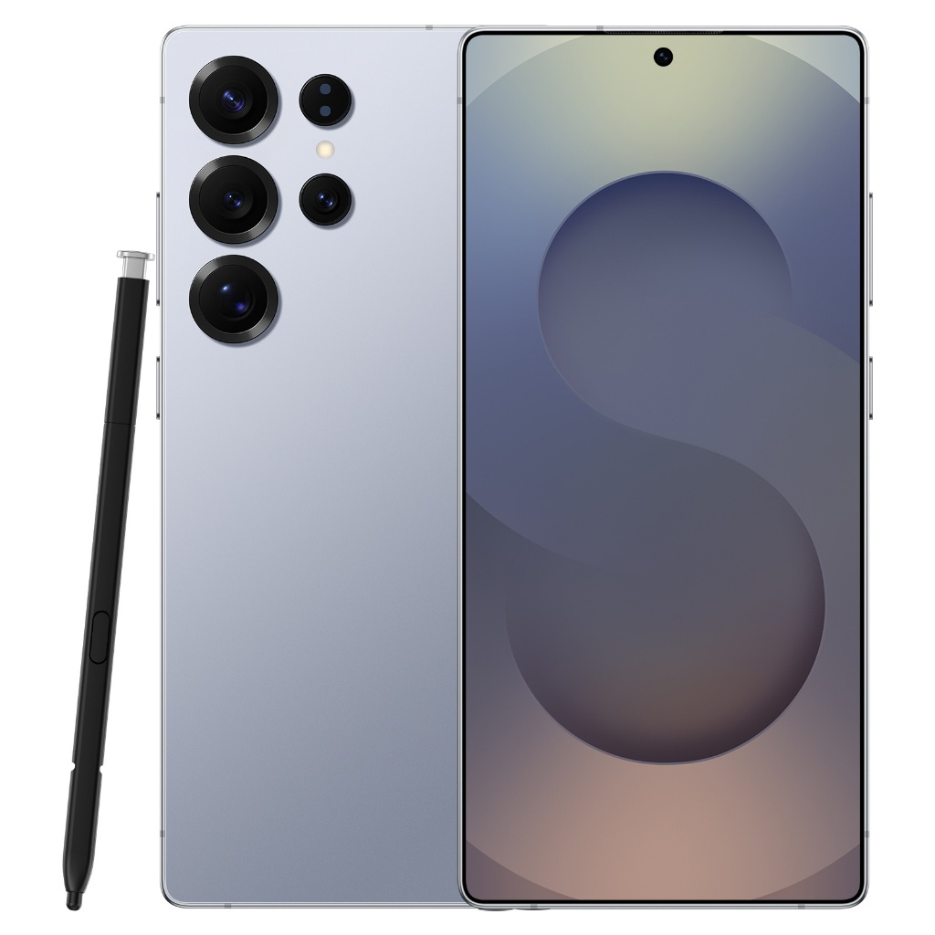 5G Full Netcom Smartphone S25 Ultra (With Built-in Pen) 7.3 Inch Big Screen Large Memory 16GB+1TB Brand New Android Handphone - Light Blue - Image 1