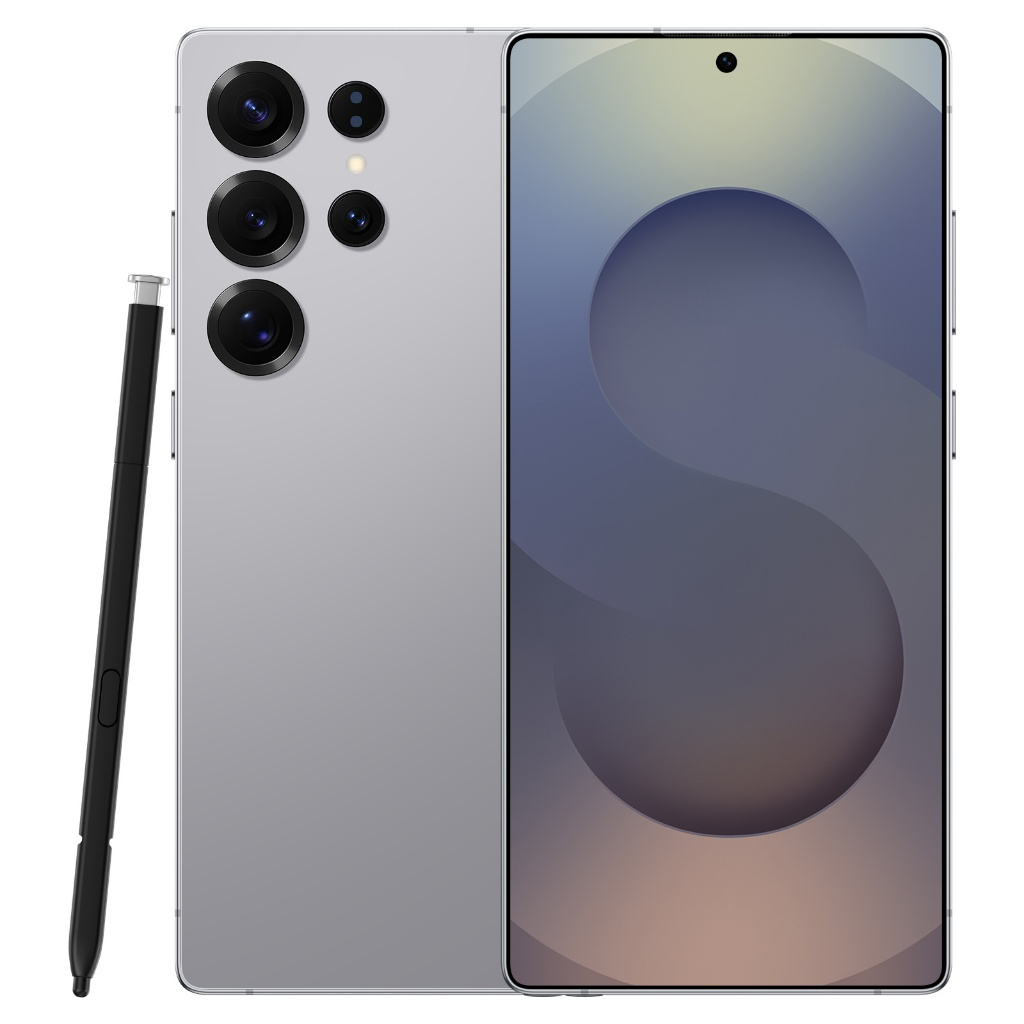5G Full Netcom Smartphone S25 Ultra (With Built-in Pen) 7.3 Inch Big Screen Large Memory 16GB+1TB Brand New Android Handphone - Silver - Image 1