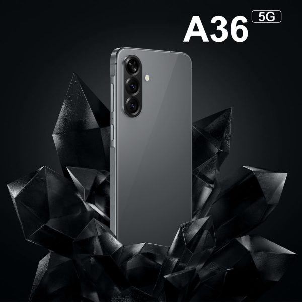5G New Smartphone A36 7.3 inch Big Screen Android 14.0 Global Version Memory 16GB+1TB 8000mAh Massive Battery Octa-core - White