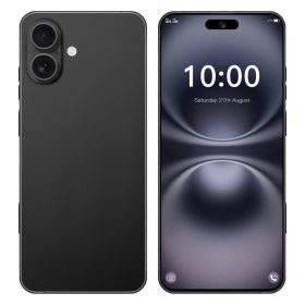 2026 New Product Multifunctional Smartphone i16 Plus 7.3 inch Big Screen Large memory 16GB+1TB 5G All-Network Compatible Mobile - Black