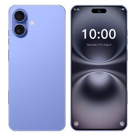 2026 New Product Multifunctional Smartphone i16 Plus 7.3 inch Big Screen Large memory 16GB+1TB 5G All-Network Compatible Mobile - Blue