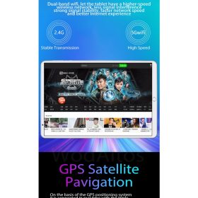 Tablet pad 4K large screen 10inch Android 10.0 12GB RAM 512GB ROM dualsim 2.4G/5G WIFI - Green - Image 7