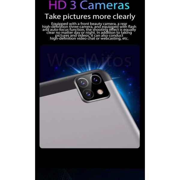 Tablet pad 4K large screen 10inch Android 10.0 12GB RAM 512GB ROM dualsim 2.4G/5G WIFI - Green