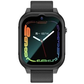 4G Kids Smart Watch SOS GPS Location Tracker Smart Watch for kids Sim Card Video Call Camera Waterproof Smartwatch For Children - Black