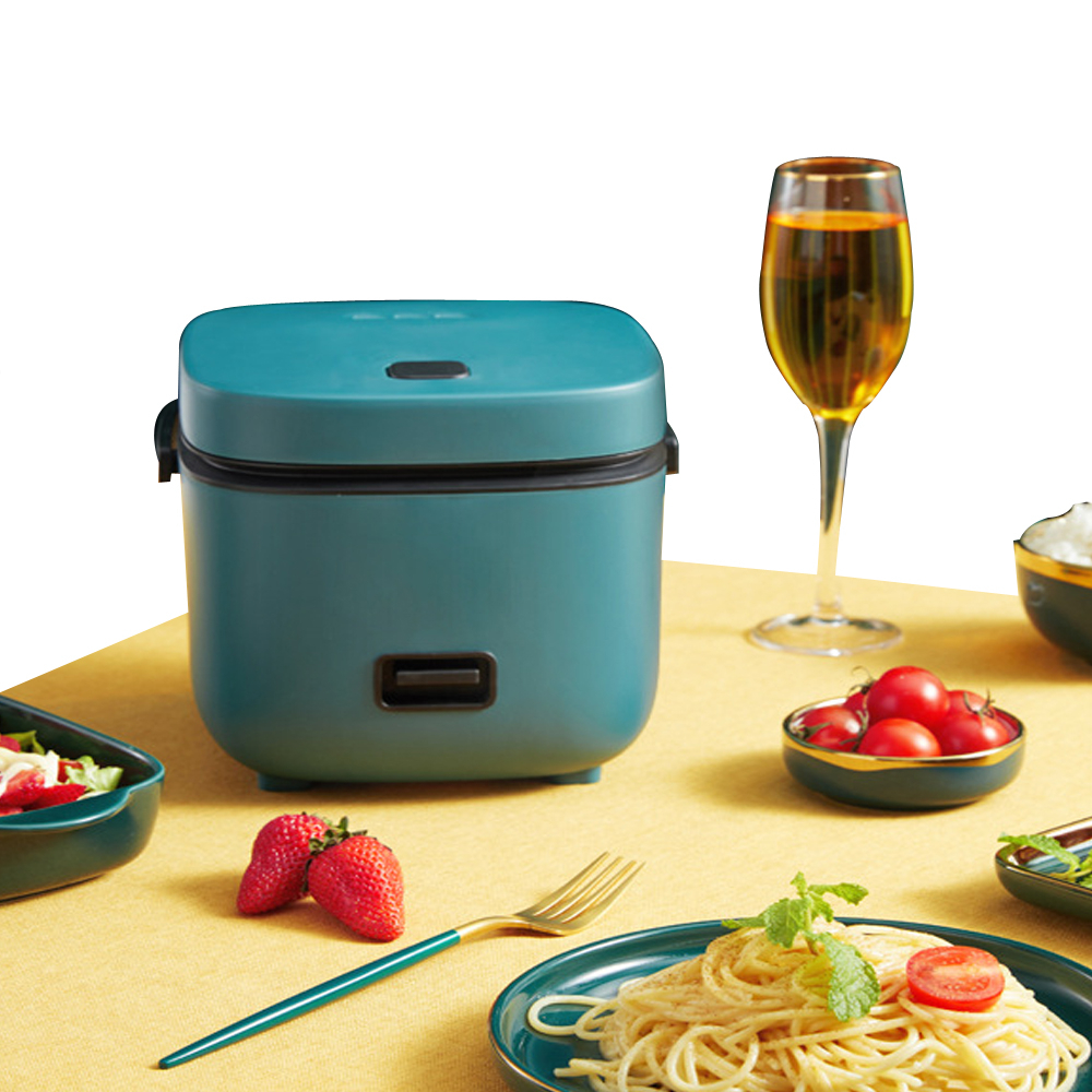 Giselle Multifunctional Mini Rice Cooker 1.2L Pot and Steamer with Non-stick Pot and Steamer - Red - Image 6