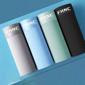 FHNC Men's Ice Silk Boxer Shorts 5 pcs Set Spandex Underwear Smooth Lightweight Breathable Boxer Shorts - Image 2