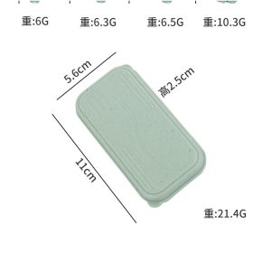 Portable Wheat Cutlery Set Travel Spoon Fork Chopstick Box / Spoon Set / Door gift / Wedding gift - Pink - Image 16