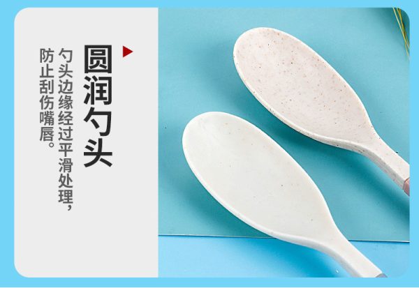 Portable Wheat Cutlery Set Travel Spoon Fork Chopstick Box / Spoon Set / Door gift / Wedding gift - Pink
