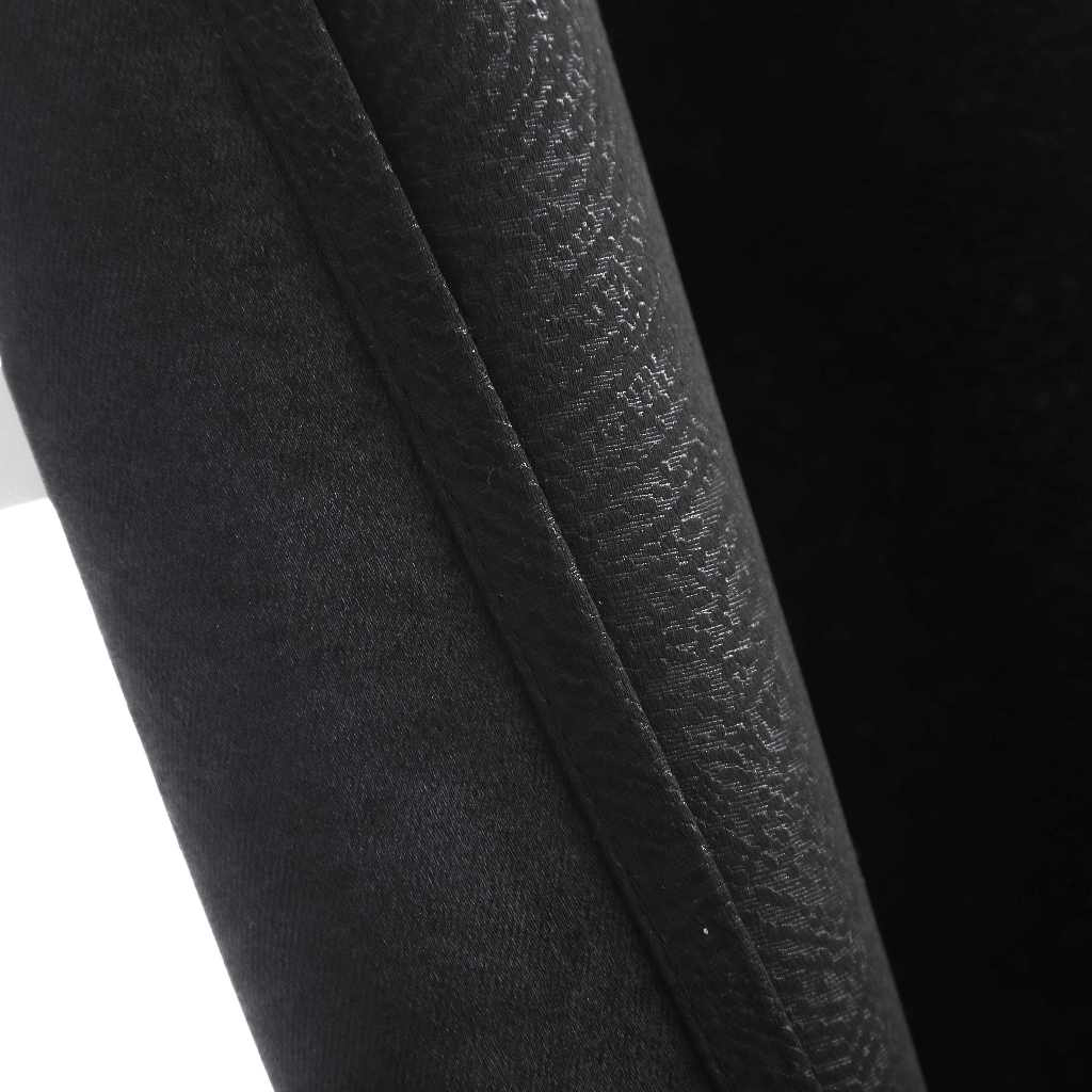 2026 New Japanese Aesthetics Blackout Curtain for Window and Bedroom with Ring Double-Lined - Black - Image 1