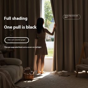 2026 New Japanese Aesthetics Blackout Curtain for Window and Bedroom with Ring Double-Lined - Blue - Image 9