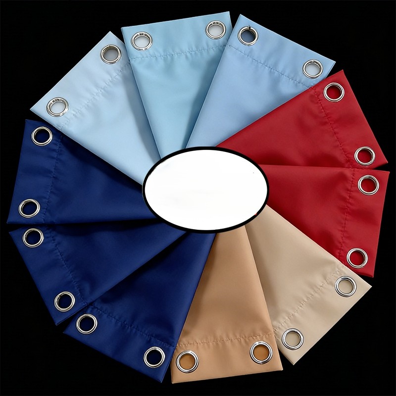 7ft Blackout Curtain Blackout Plain Curtain For Window Thermal Insulated Reduce Noise - Dark Blue - Image 4